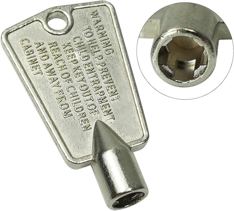 gradora 216702900 Freezer Door Keys Metal Compatible with Frigidaire & Kenmore AP4301346 PS1991481 297147700 (Pack of 2) - Image 3